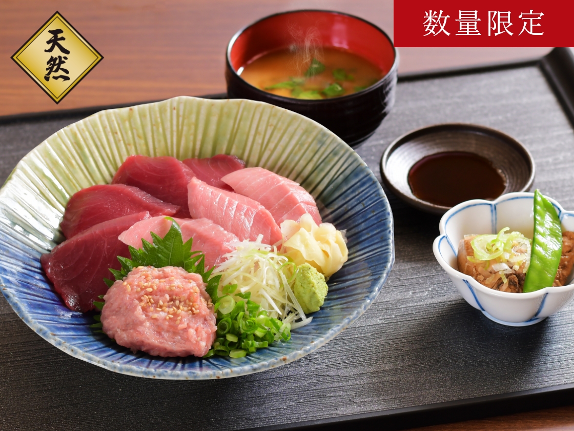 南まぐろと本まぐろ静岡本店　南まぐろ中トロ鉄火丼